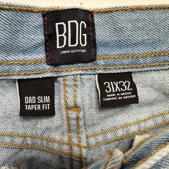 Urban Outfitters BDG Dad Slim Taper Fit Denim Jeans - Picture 7 of 8
